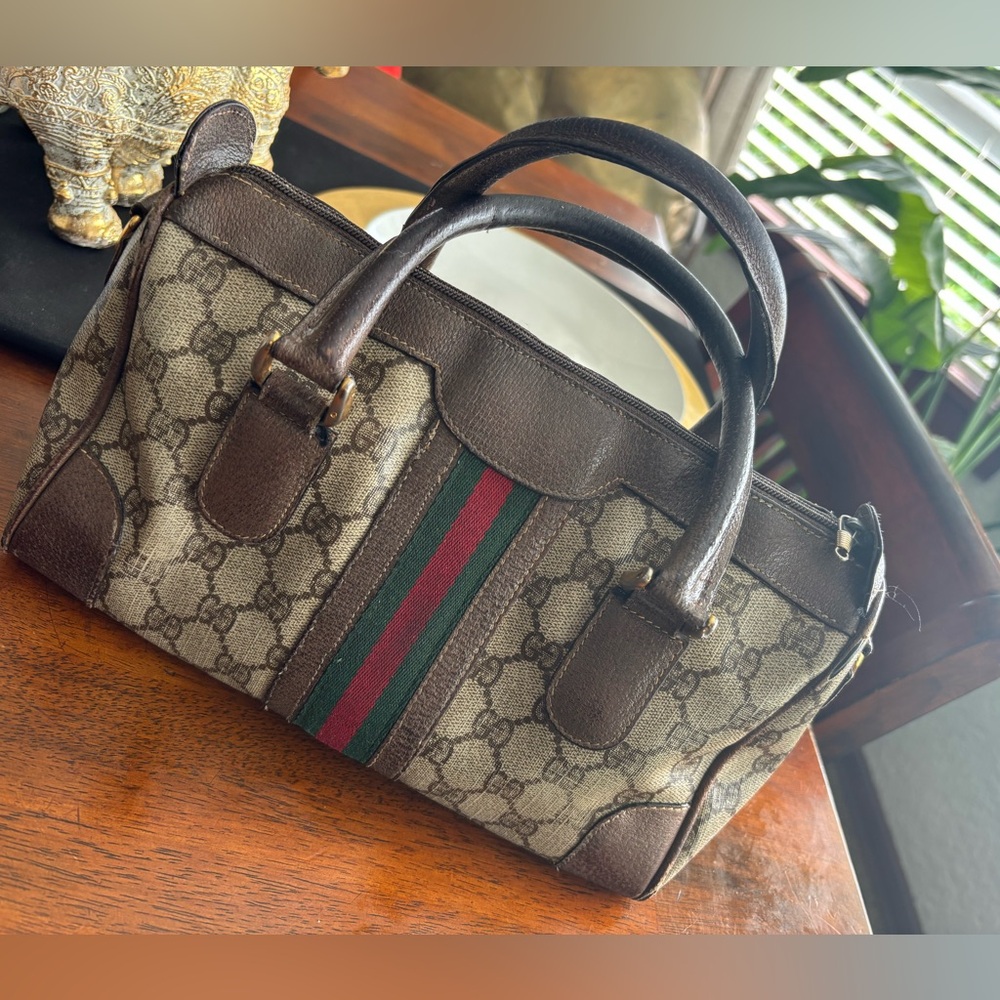 Authentic Vintage Gucci Small Boston Bag
